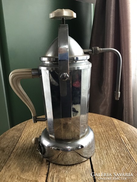 Old Italian Alexandria electric coffee maker without cord (decoration)