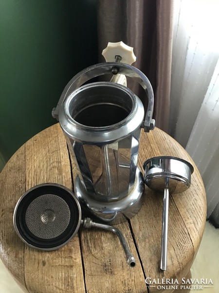 Régi olasz ALEXANDRIA elektromos kávéfőző, zsinór nélkül (Dekoráció)