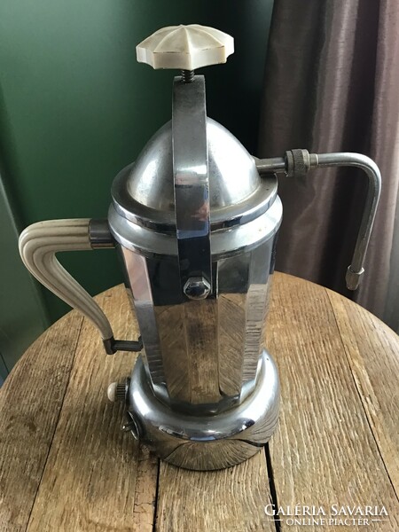Régi olasz ALEXANDRIA elektromos kávéfőző, zsinór nélkül (Dekoráció)