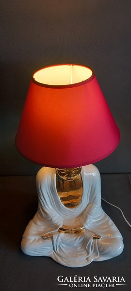 Buddha ceramic table lamp italy design vintage.By: flavio.G. Negotiable!