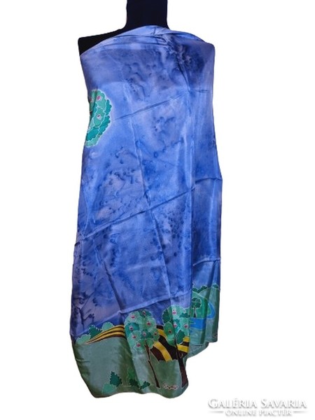 Silk scarf 90x90 cm. (7010)