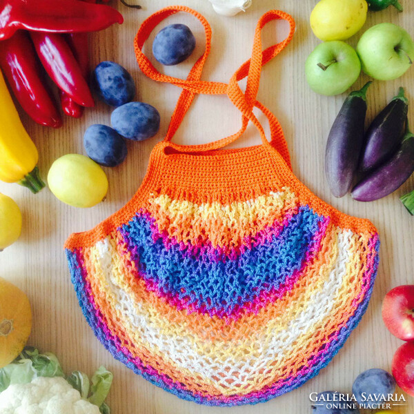 French bag made of gradient yarn