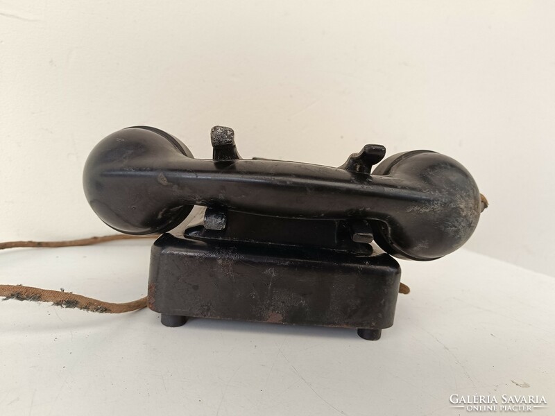 Antik fali tárcsás telefon készülék starožitný telefón sérült 618 8440