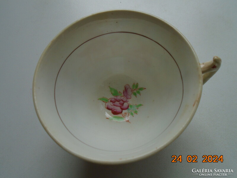 1810 Hilditch&sons staffordshire hand painted chinaware Georgian porcelain cup with bowl with 5 portraits