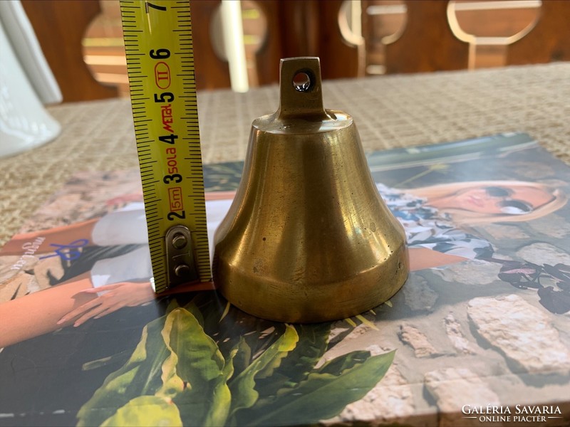 Solid copper, nice-sounding small bell, bell, 6 cm. High. 6 pieces in total. Yes, 5,900/pc.