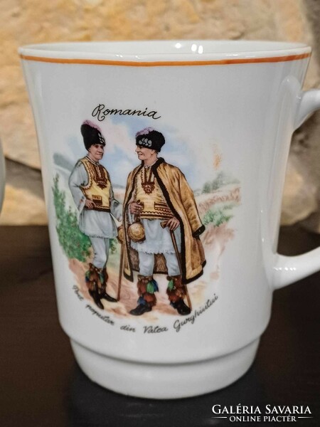 Cluj national costume large mugs 2 pcs