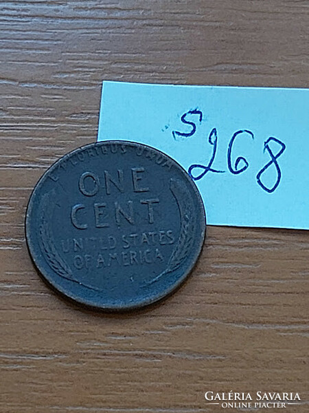 USA 1 CENT 1951  D Verdejel "D" - Denver, Kalászos penny, Lincoln,  BRONZ  S268