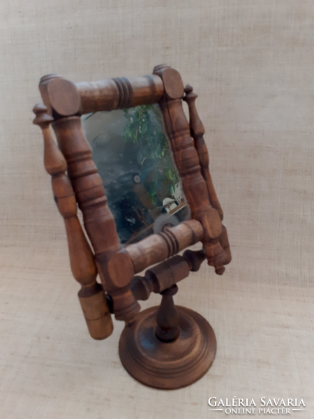 Old table mirror