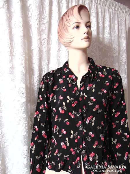 Zara cseresznyés viszkóz női ing, blúz
