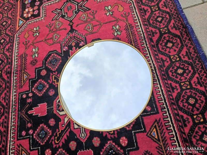 Art-deco circular wall mirror. 40 cm. Negotiable.