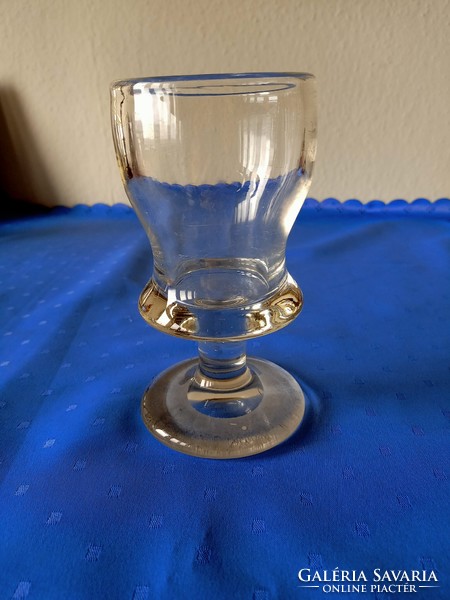 Old bieder glass goblet