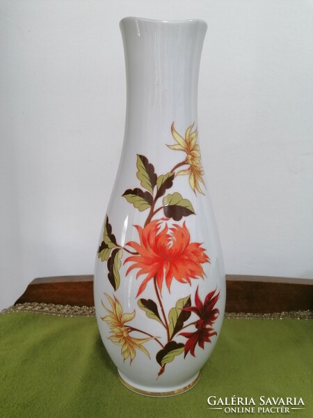 Hollóháza dahlia vase 31 cm