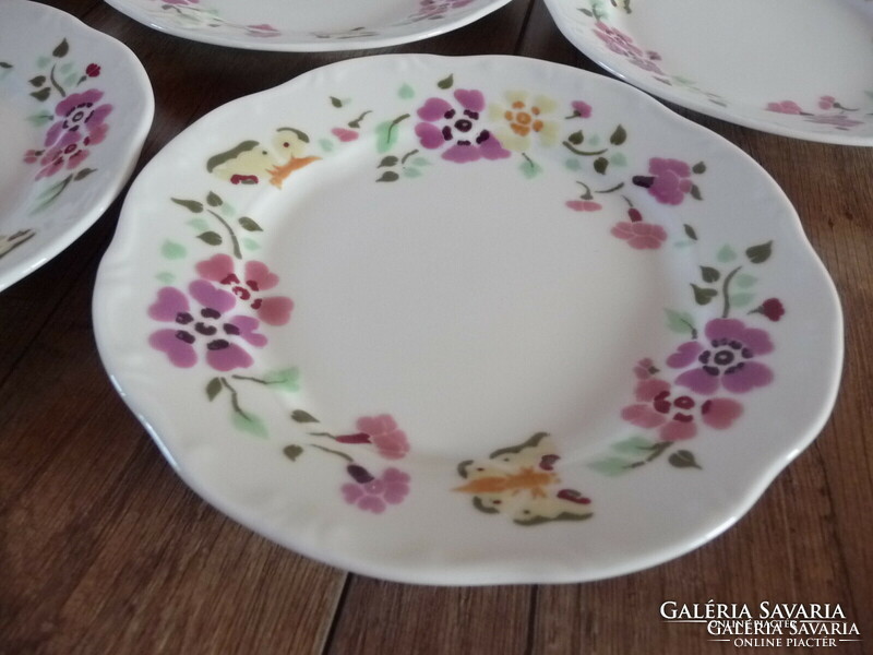 Zsolnay butterfly pattern plates