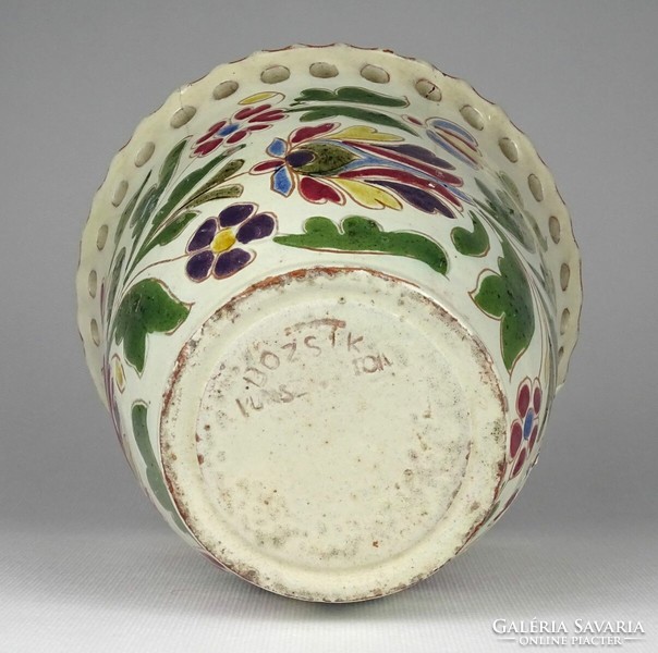 1Q507 old Kunszentmárton bozsik ceramic bowl 13.5 Cm