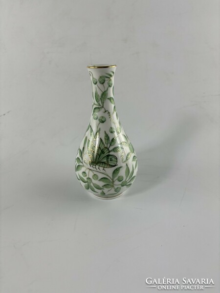 Herend zova vase with butterfly