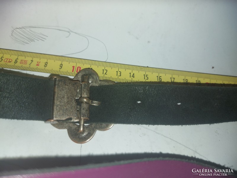 French leather belt, in good condition, size small/child size?