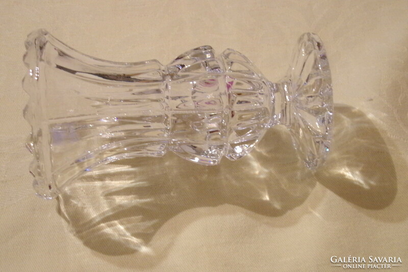 Glass vase crystal glass 11x6 cm