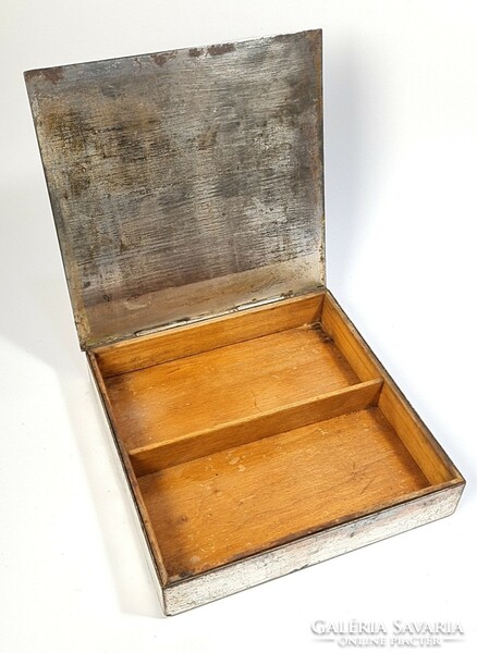 Vintage / mid century - Teván margit industrial art metal box