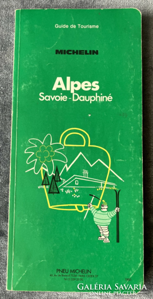 Michelin Alpes Savoie-Dauphiné 1981. - Zöld útikalauz