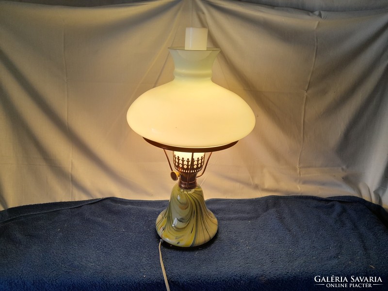 Beautiful Murano glass lamp with adjustable brightness