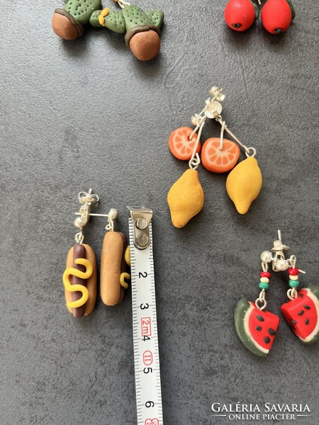 Handmade fun, colorful earrings