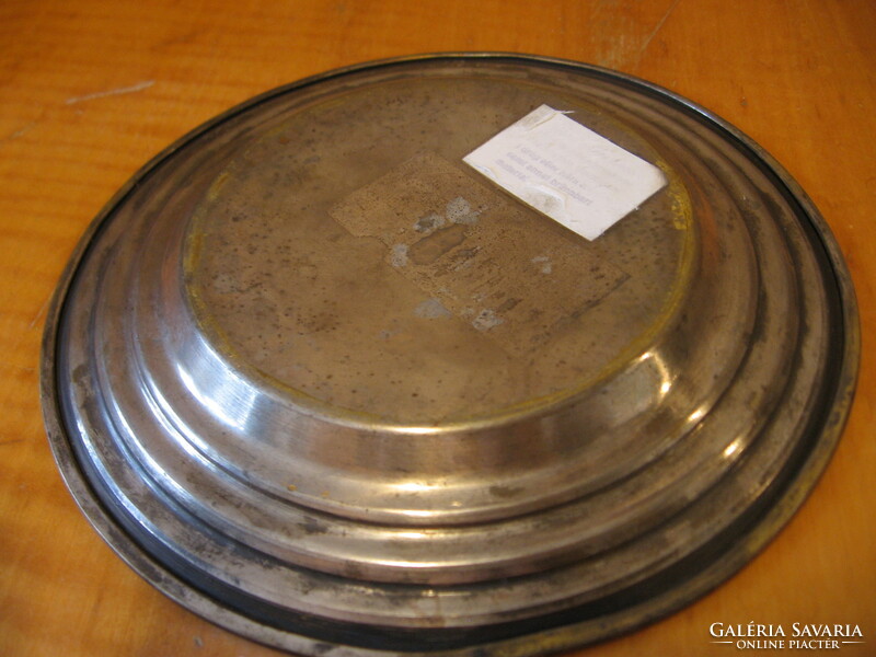 Copper-tin plate, bowl