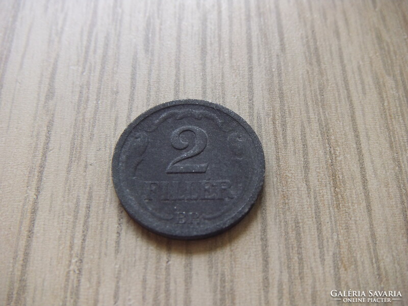 2 Filér 1944 Hungary