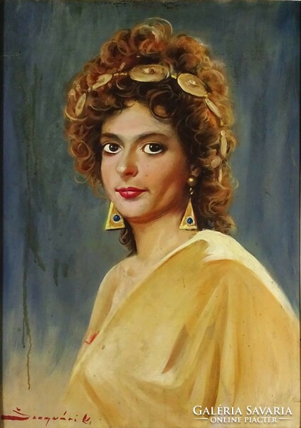 1Q653 Károly Szegvár: portrait of Judit Hernád