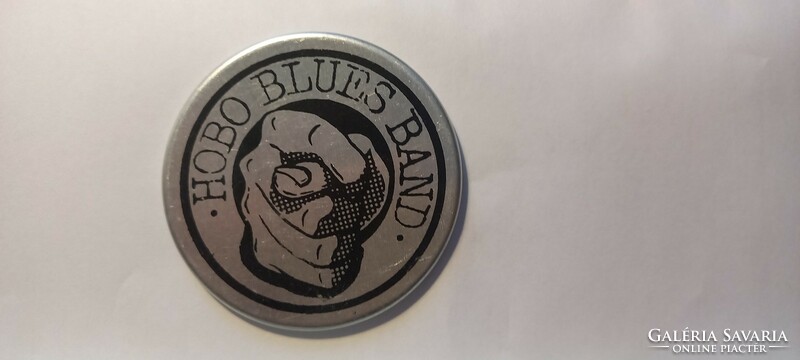Hobo blues band badge retro
