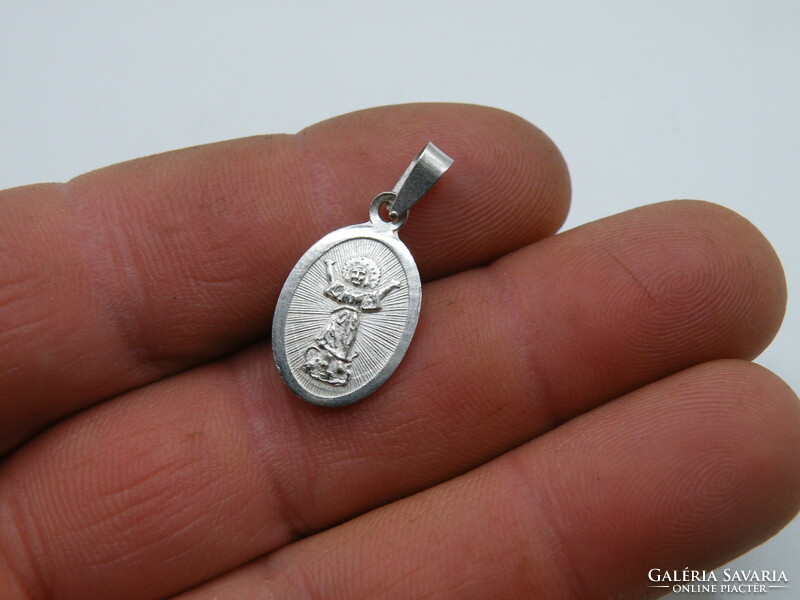 Uk00315 silver jesus pendant 925