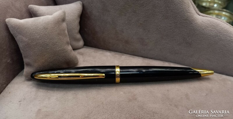 Waterman lacquer black ballpoint pen