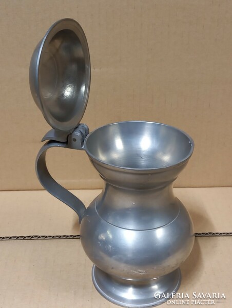Solid pewter cup