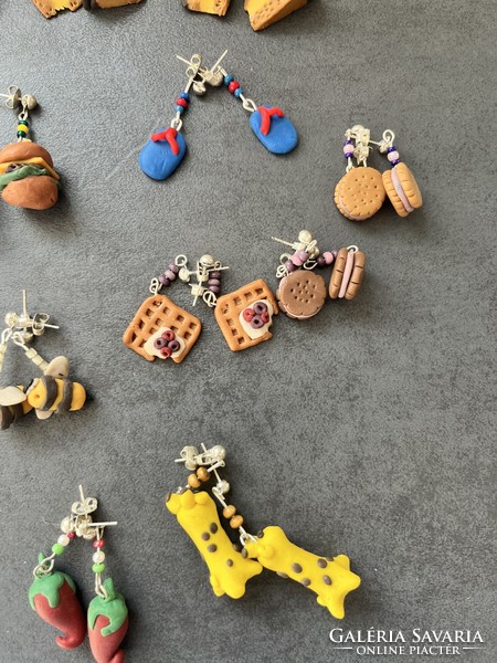 Handmade fun, colorful earrings