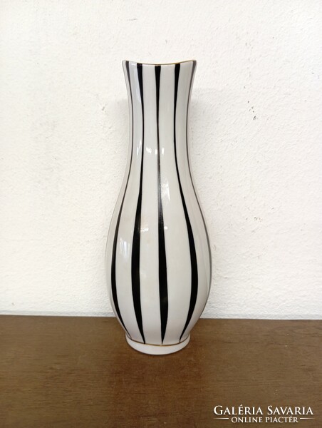 Retro Hungarian Ravenclaw porcelain. Striped