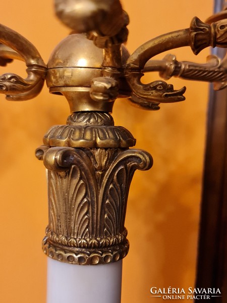 Pair of old candelabers