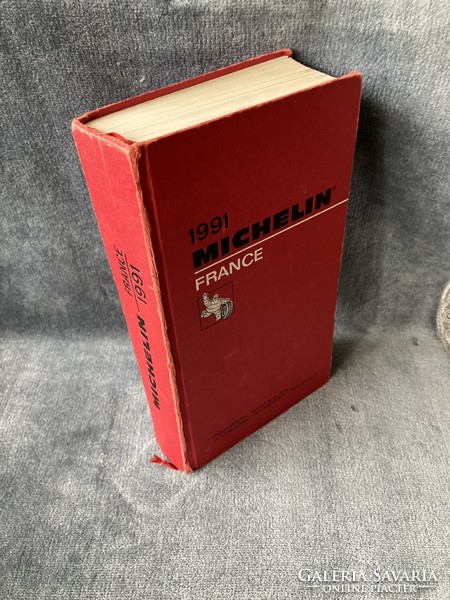 Michelin France1991. - vörös útikalauz 2 nyelven