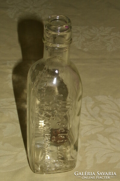 Mecseki drink and dekány brandy factory Geiger Kalman Pécs glass bottle 6x6x19, 5 cm