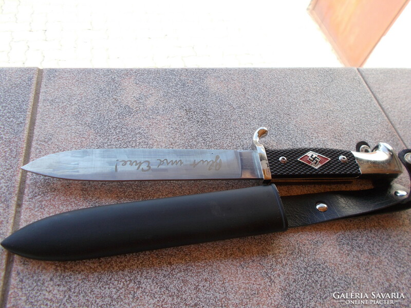 WW2, hitler youth dagger, blut und ehre, 29 cm, facsimile