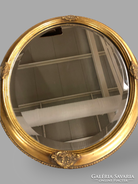 Neobarokk tükör arany színben - 2 db
