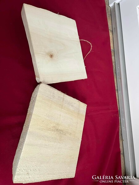 Dekupázsolt fa kulcstartó szarvas cinege decoupage  Vadász Madaras