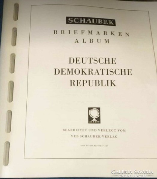 Album 0017 NDK Schaubek előnyomott album   1949-1967