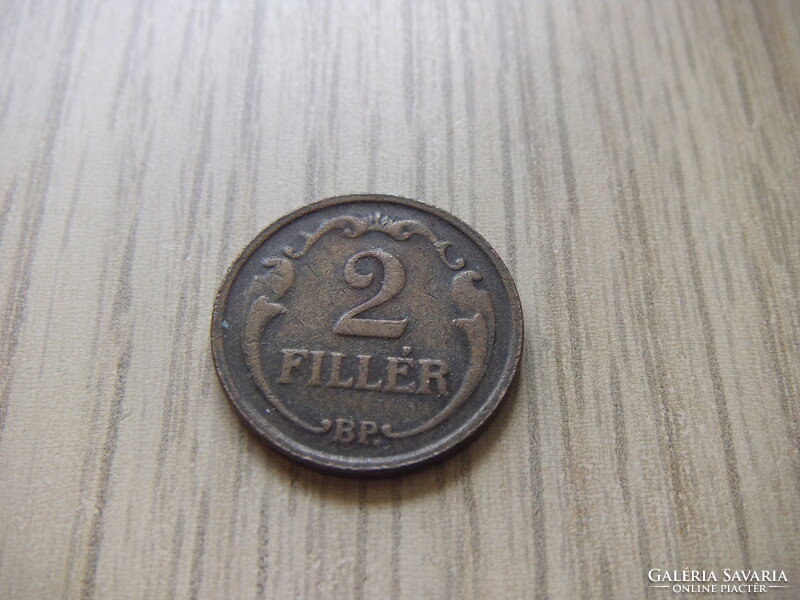 2  Fillér  1939    Magyarország