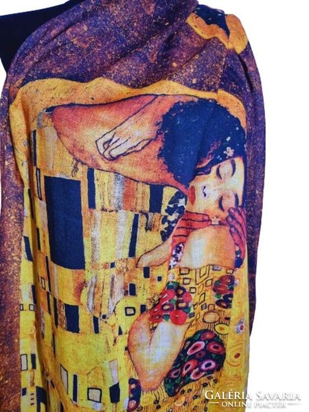 Gustav Klimt  kendő 73x176 cm. (7059)