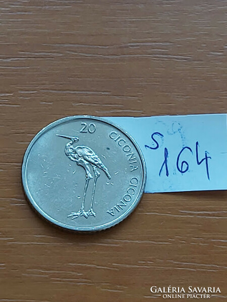 Slovenia 20 tolar 2003 stork, ciconia ciconia copper-nickel s164