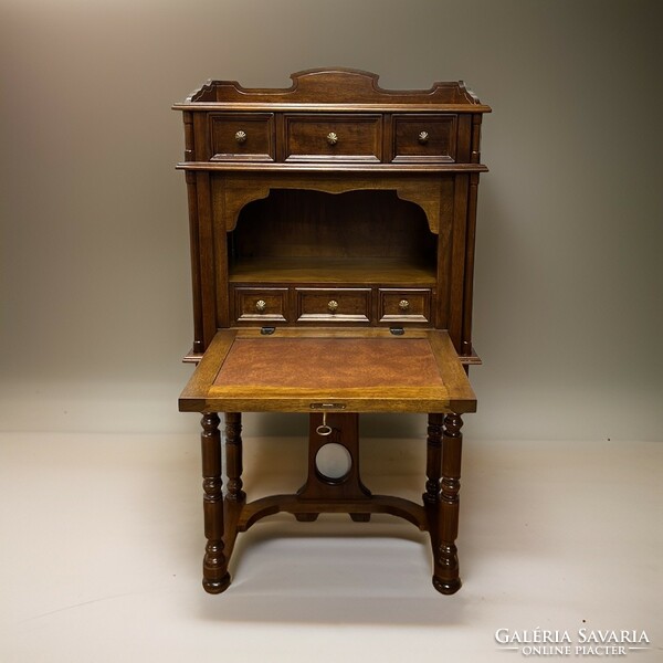Antique style wooden writing desk