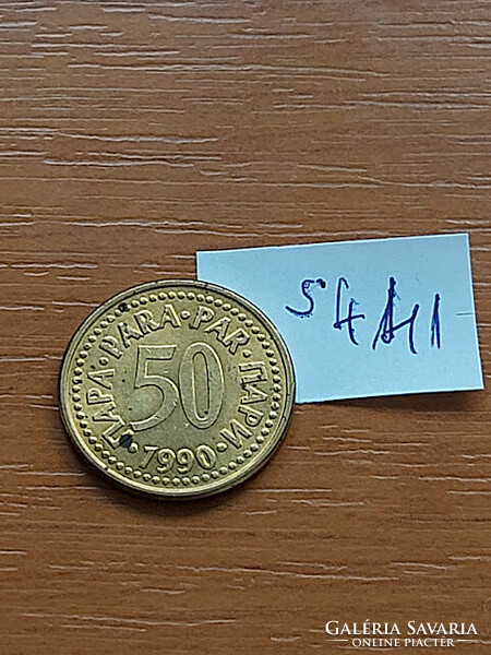 Yugoslavia 50 para 1990 copper-zinc s441