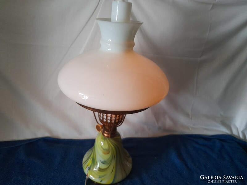 Beautiful Murano glass lamp with adjustable brightness