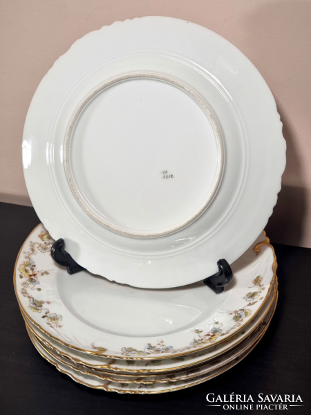 *Carlsbad porcelain tableware elements, carl knoll carlsbad with floral pattern sticker decor, xx. Szd first f