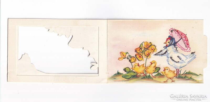 H:45 Easter greeting card (cute opening) 1952