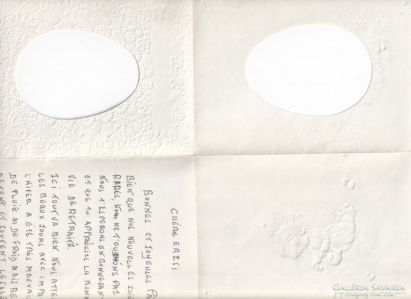 H:48 Húsvéti dombornyomott boríték Üdvözlő képeslap